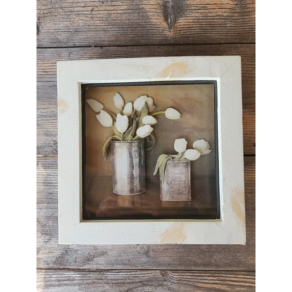 Tulips Shadow Box Frame 8